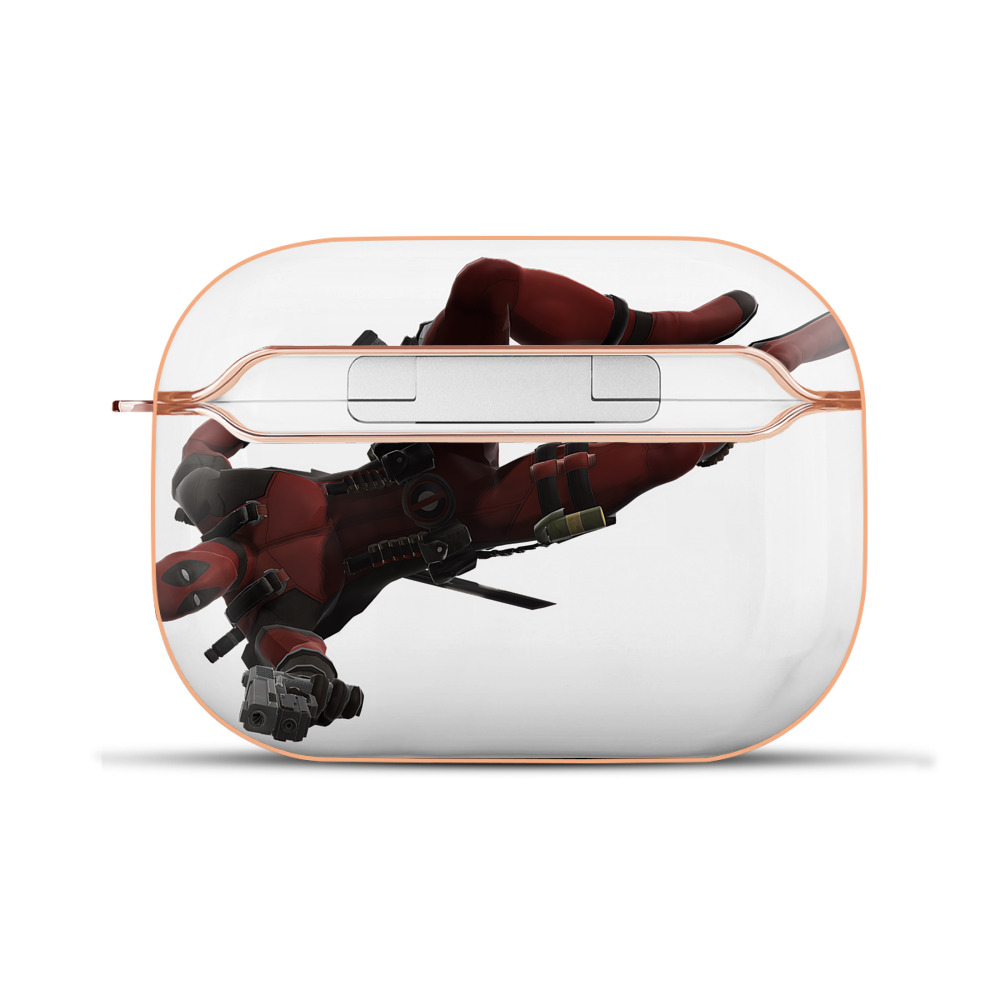 （画像用） Deadpool デッドプール 【AirPods Pro用】ハードシェル保護ケース｜耐衝撃・防指紋・カラビナ付き商品仕様