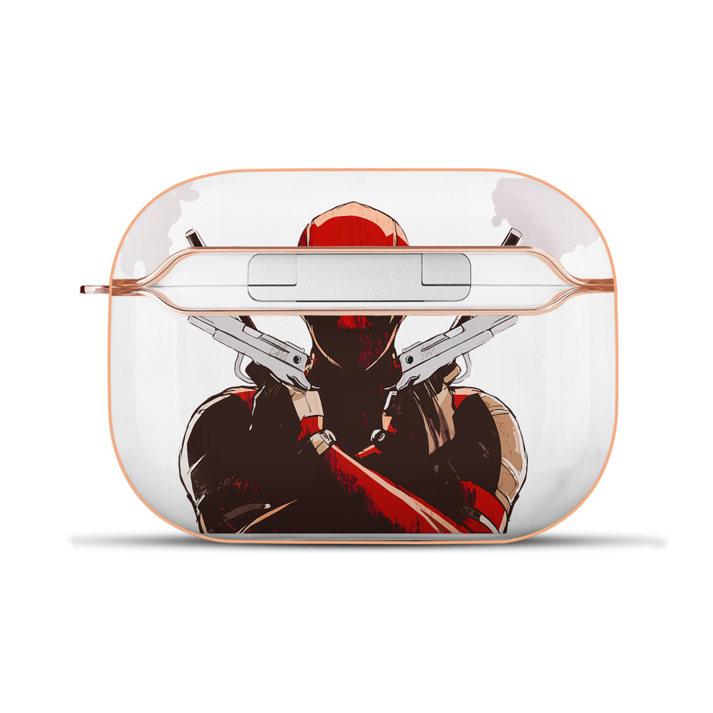 （画像用） Deadpool デッドプール 【AirPods Pro用】ハードシェル保護ケース｜耐衝撃・防指紋・カラビナ付き商品仕様
