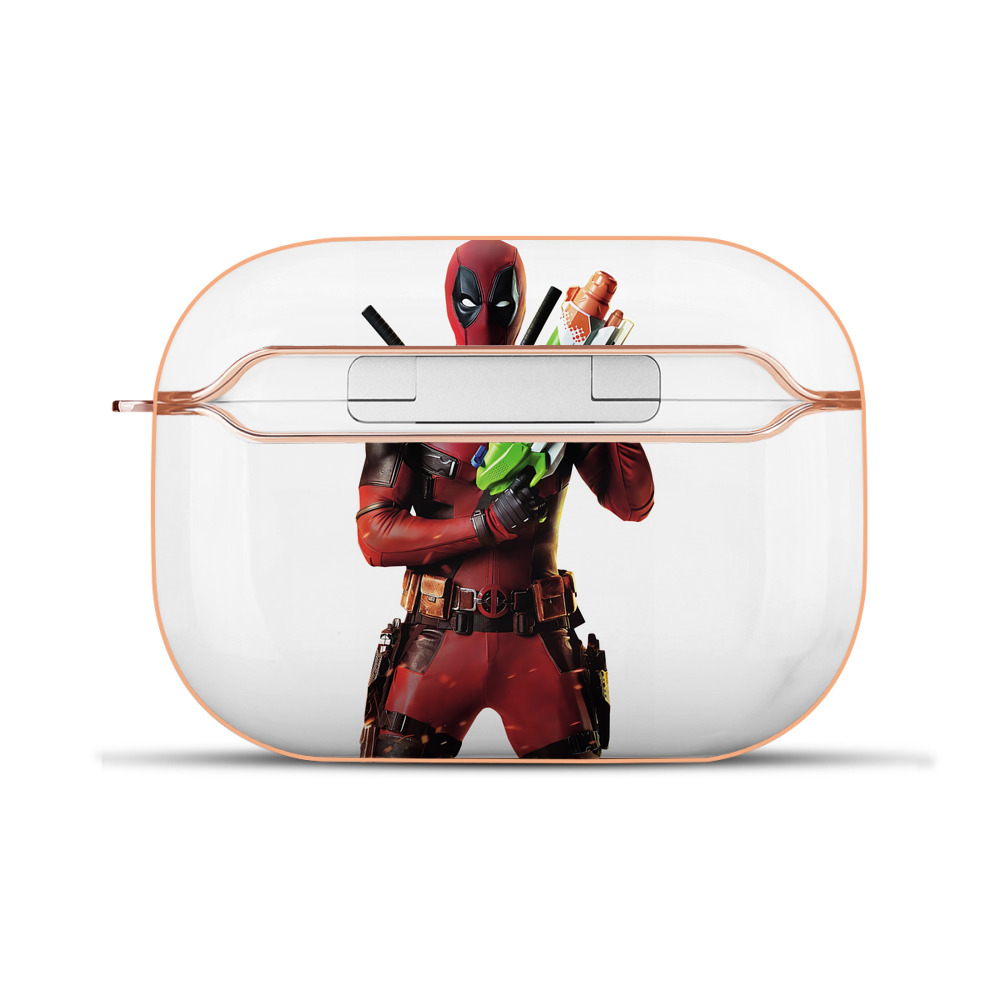 （画像用） Deadpool デッドプール 【AirPods Pro用】ハードシェル保護ケース｜耐衝撃・防指紋・カラビナ付き商品仕様