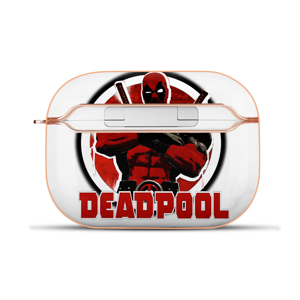 （画像用） Deadpool デッドプール 【AirPods Pro用】ハードシェル保護ケース｜耐衝撃・防指紋・カラビナ付き商品仕様