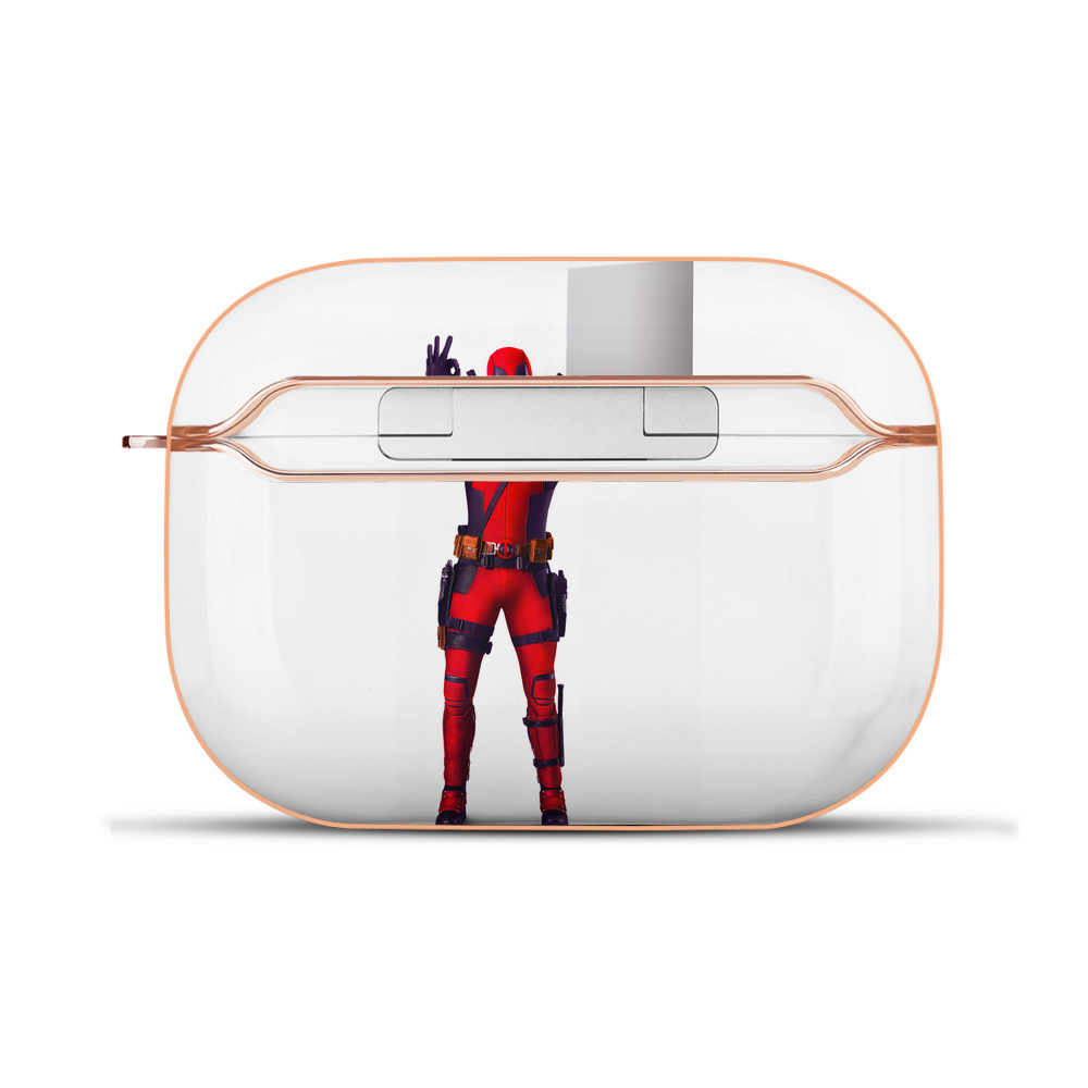 （画像用） Deadpool デッドプール 【AirPods Pro用】ハードシェル保護ケース｜耐衝撃・防指紋・カラビナ付き商品仕様