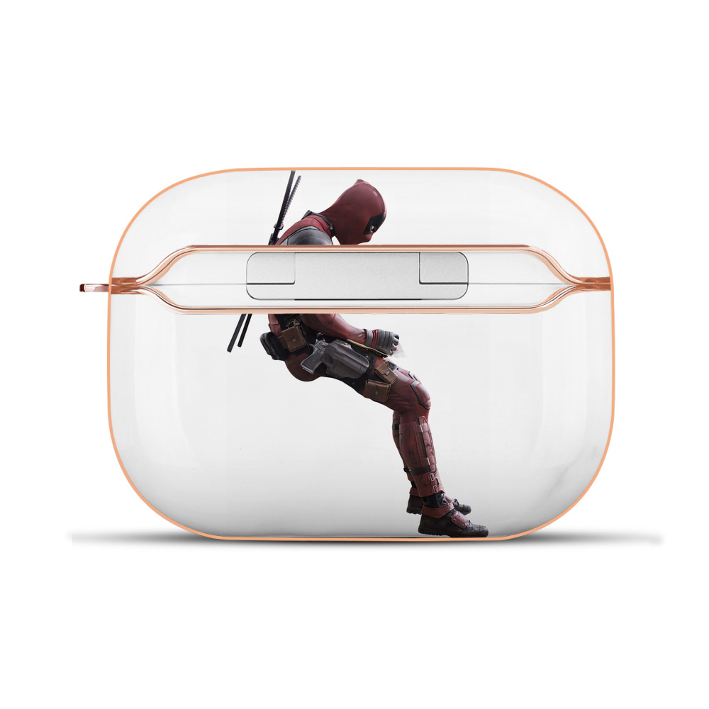 （画像用） Deadpool デッドプール 【AirPods Pro用】ハードシェル保護ケース｜耐衝撃・防指紋・カラビナ付き商品仕様
