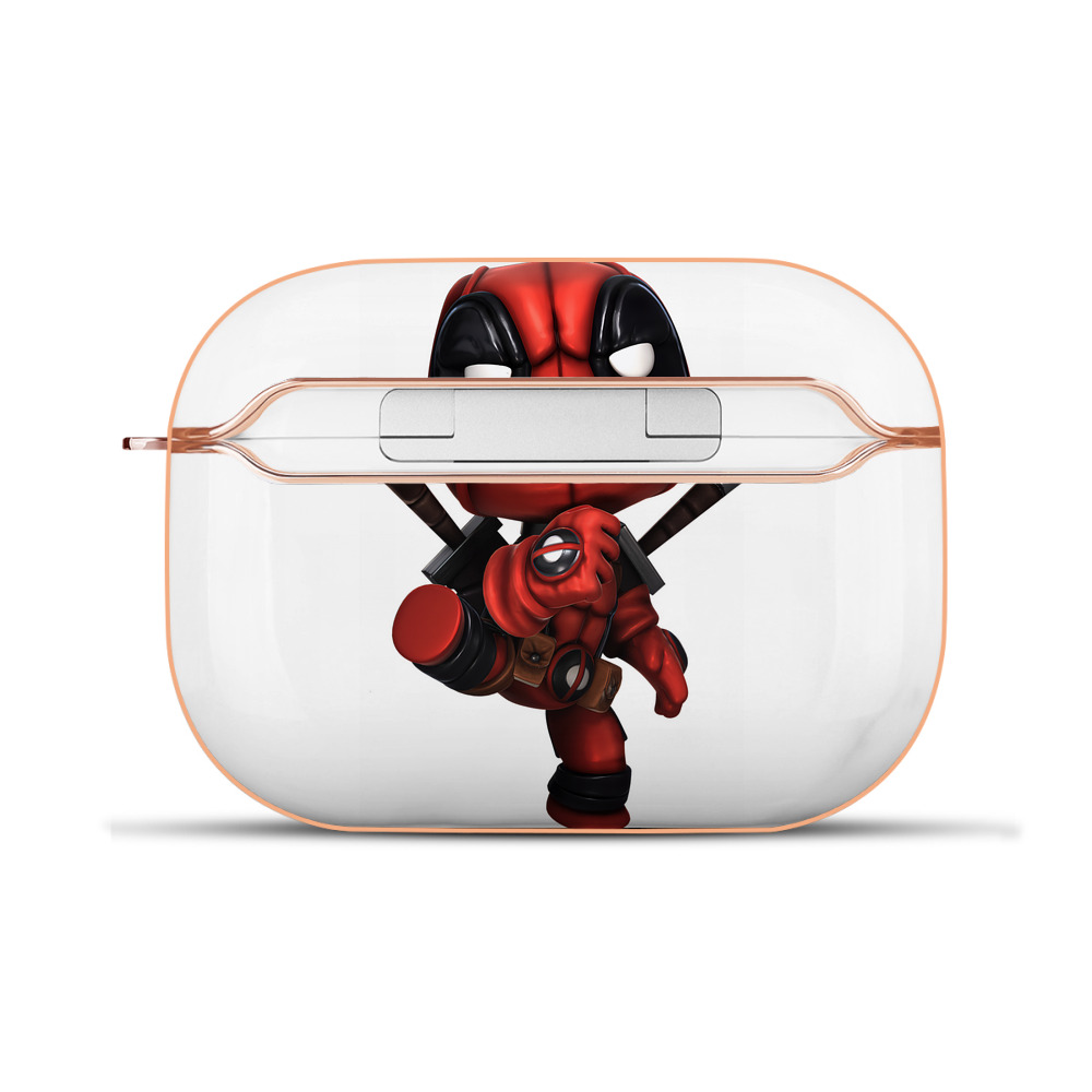 （画像用） Deadpool デッドプール 【AirPods Pro用】ハードシェル保護ケース｜耐衝撃・防指紋・カラビナ付き商品仕様
