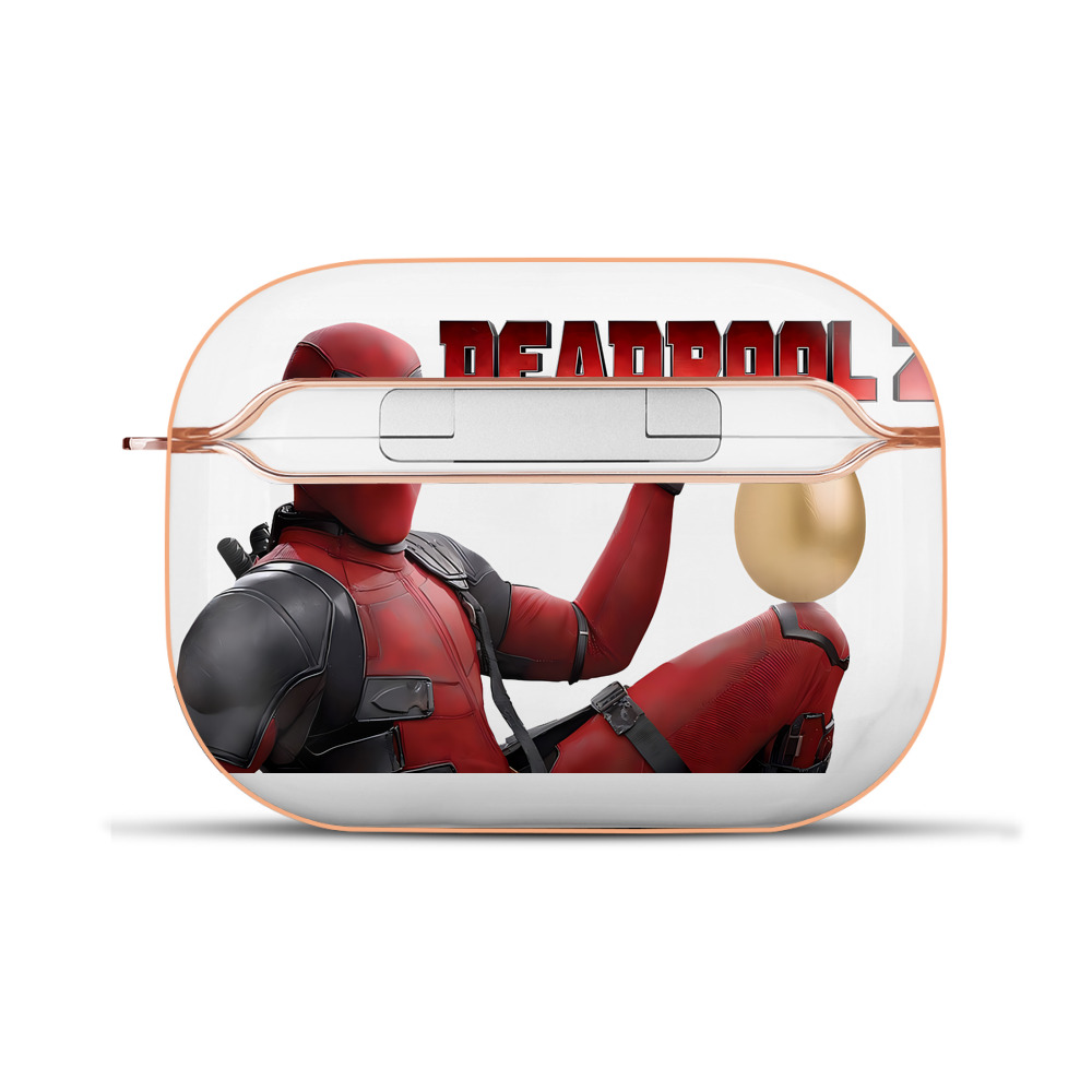 （画像用） Deadpool デッドプール 【AirPods Pro用】ハードシェル保護ケース｜耐衝撃・防指紋・カラビナ付き商品仕様