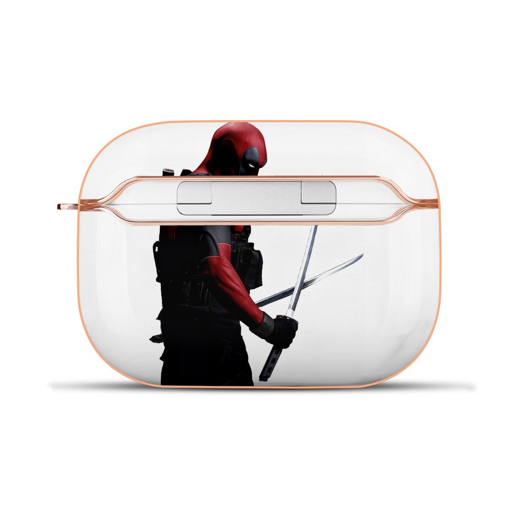 （画像用） Deadpool デッドプール 【AirPods Pro用】ハードシェル保護ケース｜耐衝撃・防指紋・カラビナ付き商品仕様