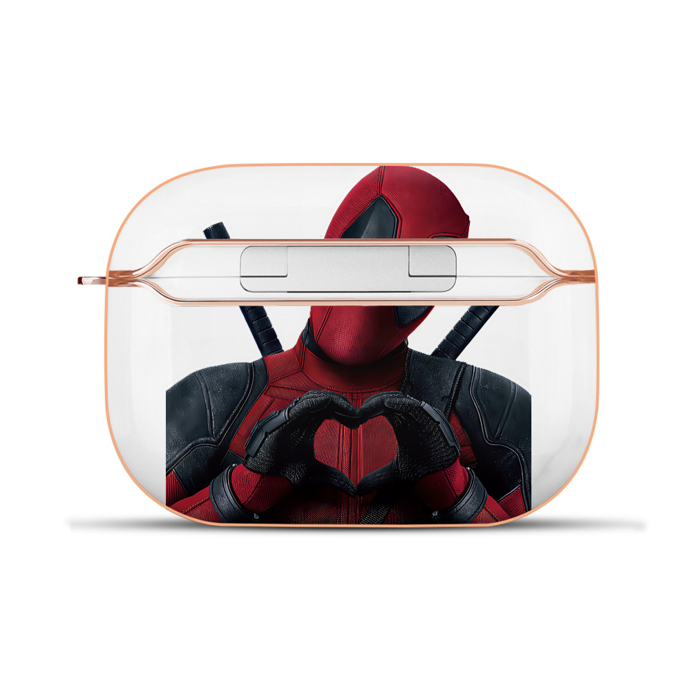 （画像用） Deadpool デッドプール 【AirPods Pro用】ハードシェル保護ケース｜耐衝撃・防指紋・カラビナ付き商品仕様