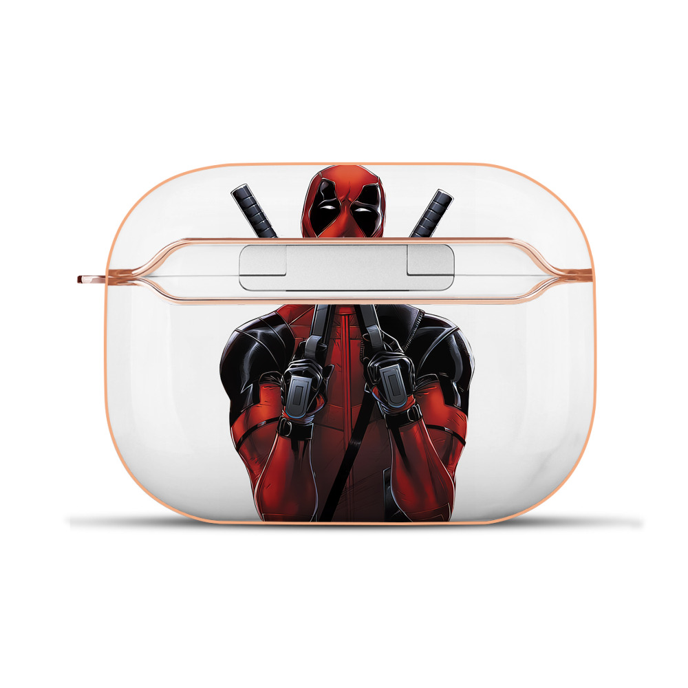 （画像用） Deadpool デッドプール 【AirPods Pro用】ハードシェル保護ケース｜耐衝撃・防指紋・カラビナ付き商品仕様