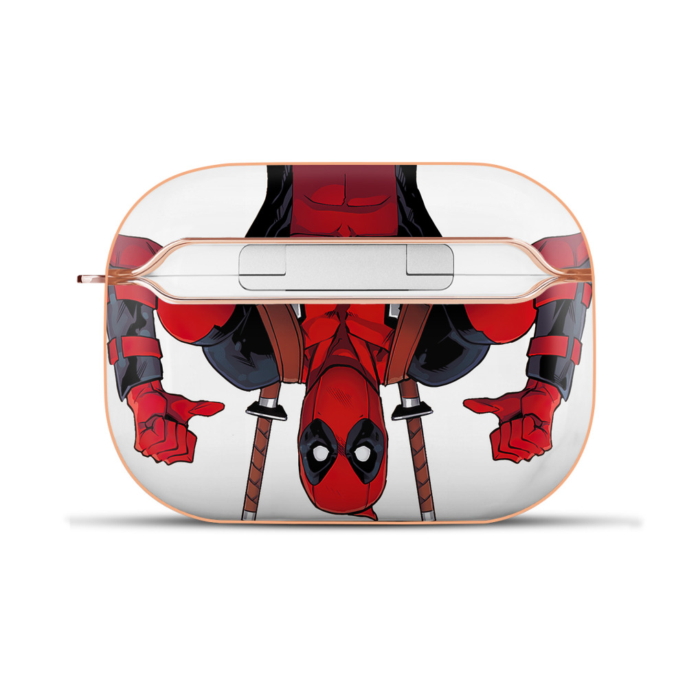 （画像用） Deadpool デッドプール 【AirPods Pro用】ハードシェル保護ケース｜耐衝撃・防指紋・カラビナ付き商品仕様