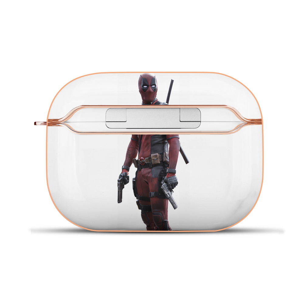 （画像用） Deadpool デッドプール 【AirPods Pro用】ハードシェル保護ケース｜耐衝撃・防指紋・カラビナ付き商品仕様