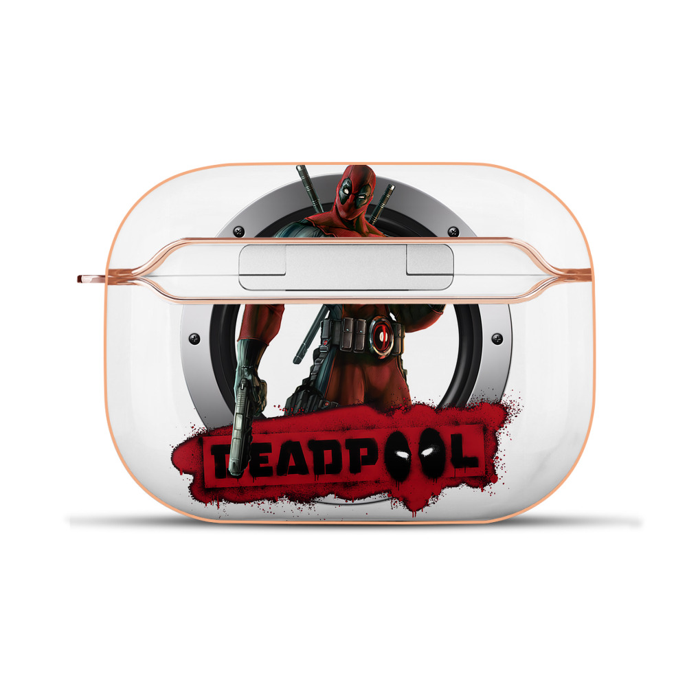 （画像用） Deadpool デッドプール 【AirPods Pro用】ハードシェル保護ケース｜耐衝撃・防指紋・カラビナ付き商品仕様
