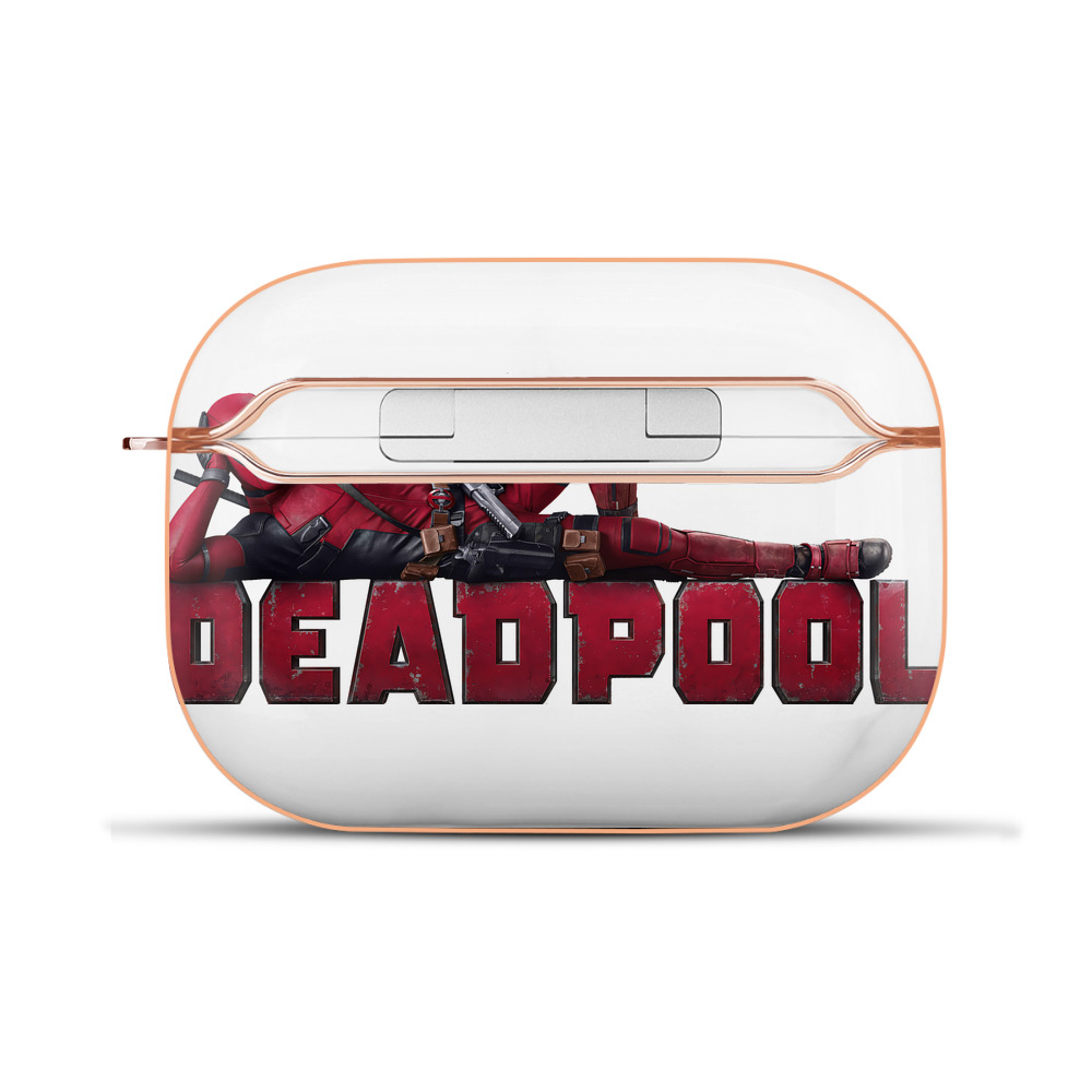 （画像用） Deadpool デッドプール 【AirPods Pro用】ハードシェル保護ケース｜耐衝撃・防指紋・カラビナ付き商品仕様