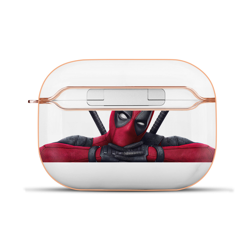 （画像用） Deadpool デッドプール 【AirPods Pro用】ハードシェル保護ケース｜耐衝撃・防指紋・カラビナ付き商品仕様
