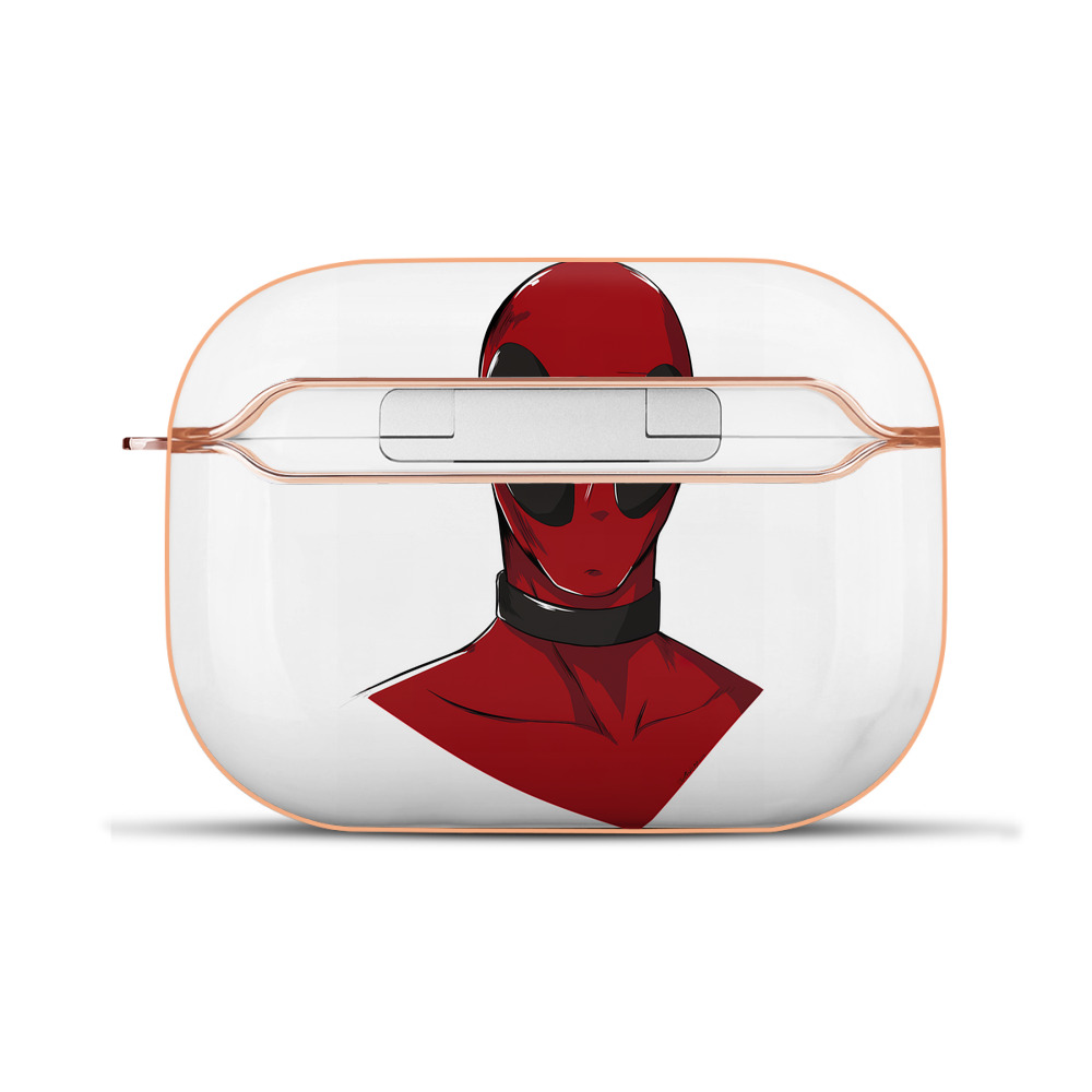 （画像用） Deadpool デッドプール 【AirPods Pro用】ハードシェル保護ケース｜耐衝撃・防指紋・カラビナ付き商品仕様