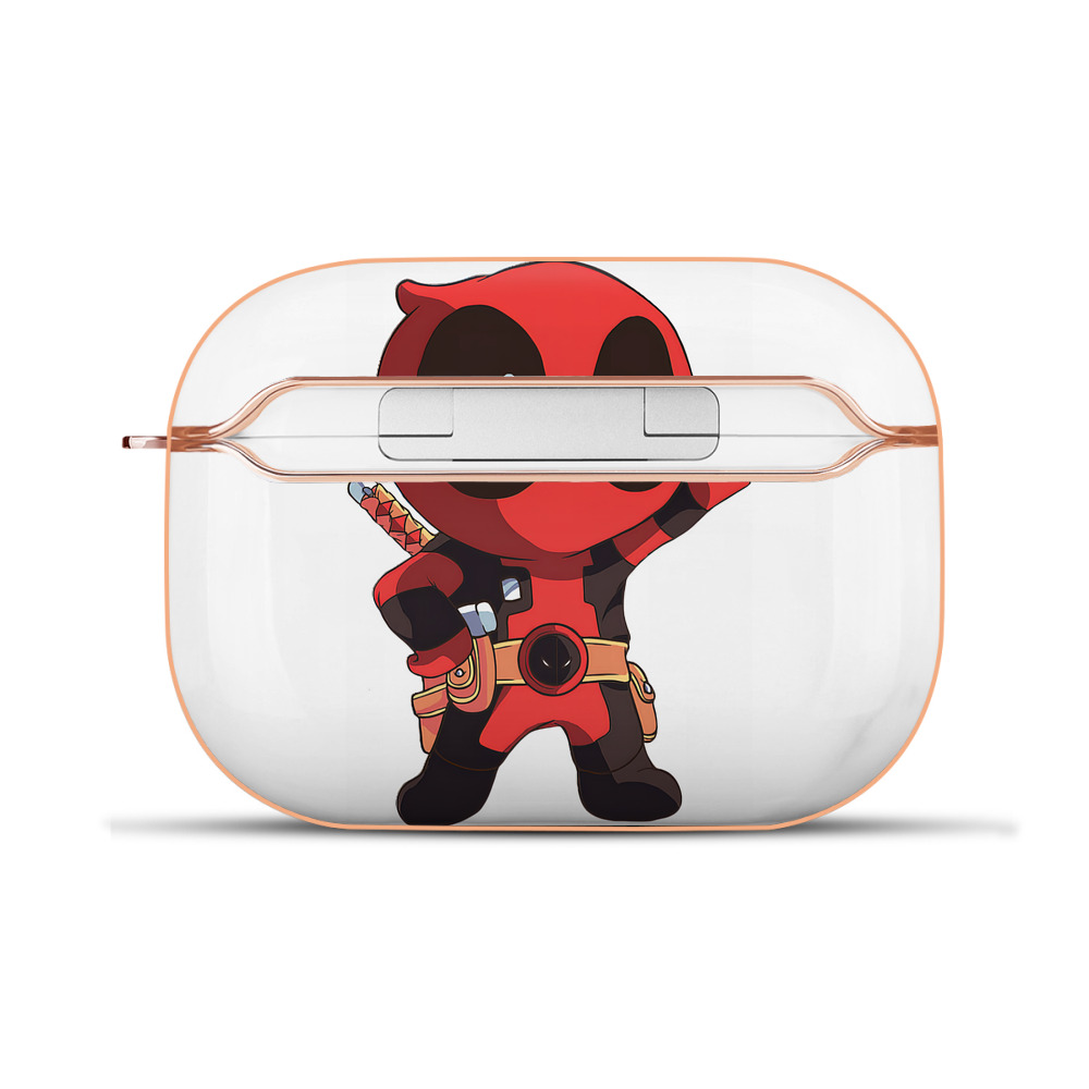 （画像用） Deadpool デッドプール 【AirPods Pro用】ハードシェル保護ケース｜耐衝撃・防指紋・カラビナ付き商品仕様