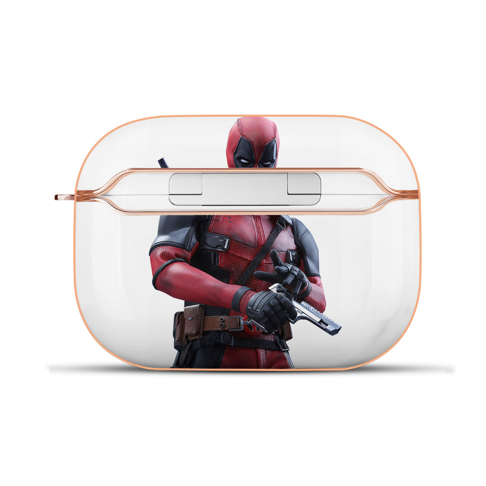 （画像用） Deadpool デッドプール 【AirPods Pro用】ハードシェル保護ケース｜耐衝撃・防指紋・カラビナ付き商品仕様