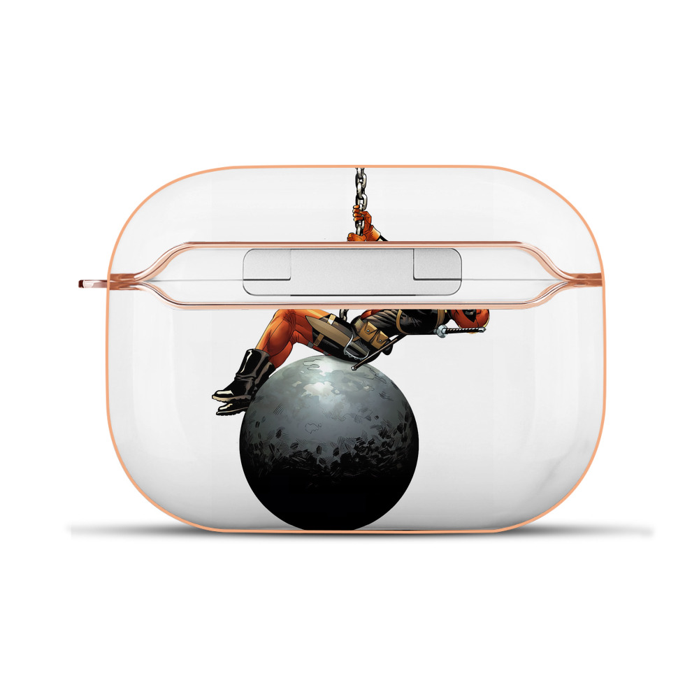 （画像用） Deadpool デッドプール 【AirPods Pro用】ハードシェル保護ケース｜耐衝撃・防指紋・カラビナ付き商品仕様