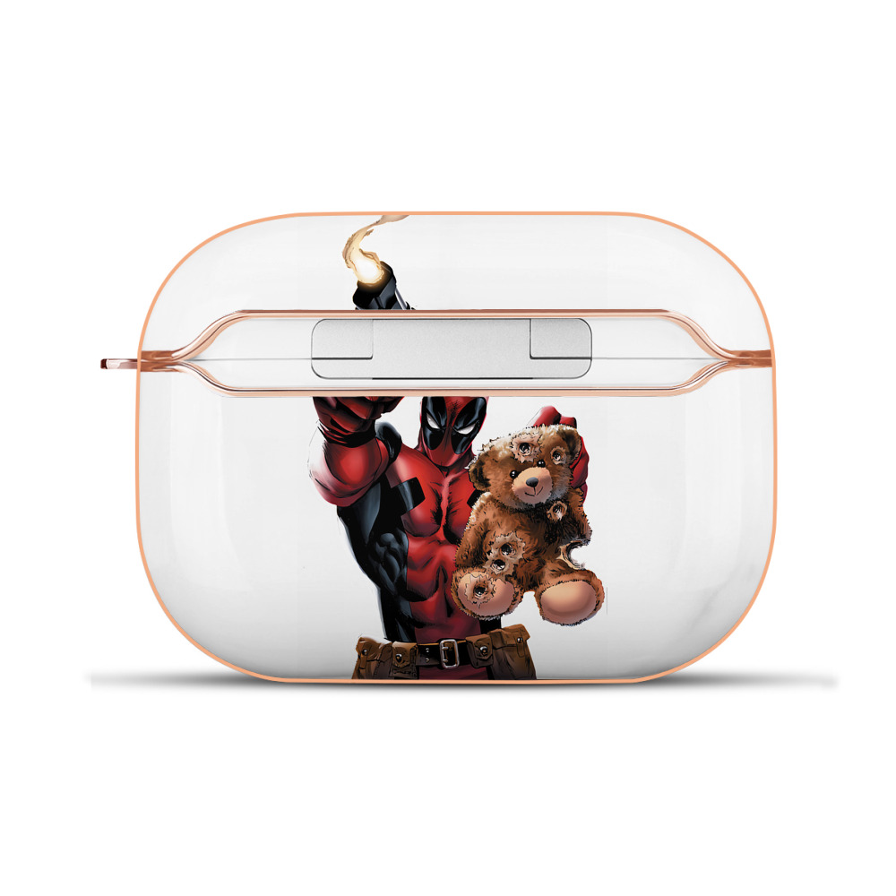（画像用） Deadpool デッドプール 【AirPods Pro用】ハードシェル保護ケース｜耐衝撃・防指紋・カラビナ付き商品仕様