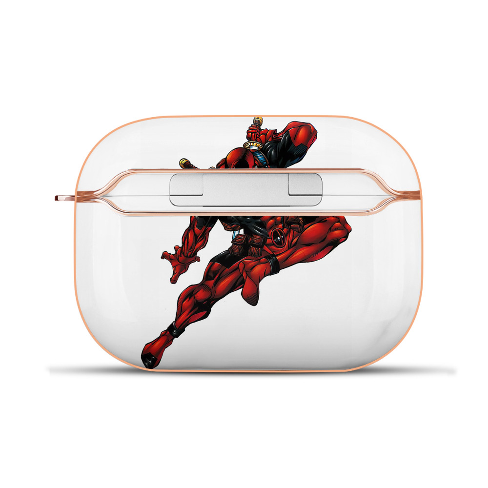 （画像用） Deadpool デッドプール 【AirPods Pro用】ハードシェル保護ケース｜耐衝撃・防指紋・カラビナ付き商品仕様