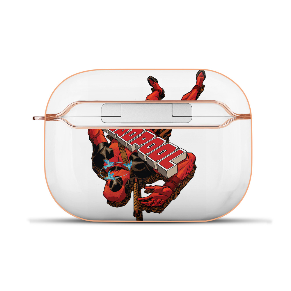 （画像用） Deadpool デッドプール 【AirPods Pro用】ハードシェル保護ケース｜耐衝撃・防指紋・カラビナ付き商品仕様