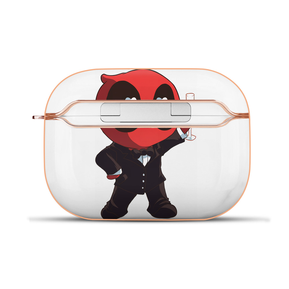 （画像用） Deadpool デッドプール 【AirPods Pro用】ハードシェル保護ケース｜耐衝撃・防指紋・カラビナ付き商品仕様