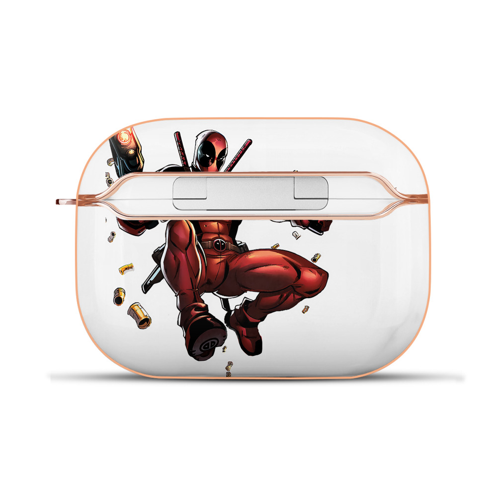 （画像用） Deadpool デッドプール 【AirPods Pro用】ハードシェル保護ケース｜耐衝撃・防指紋・カラビナ付き商品仕様