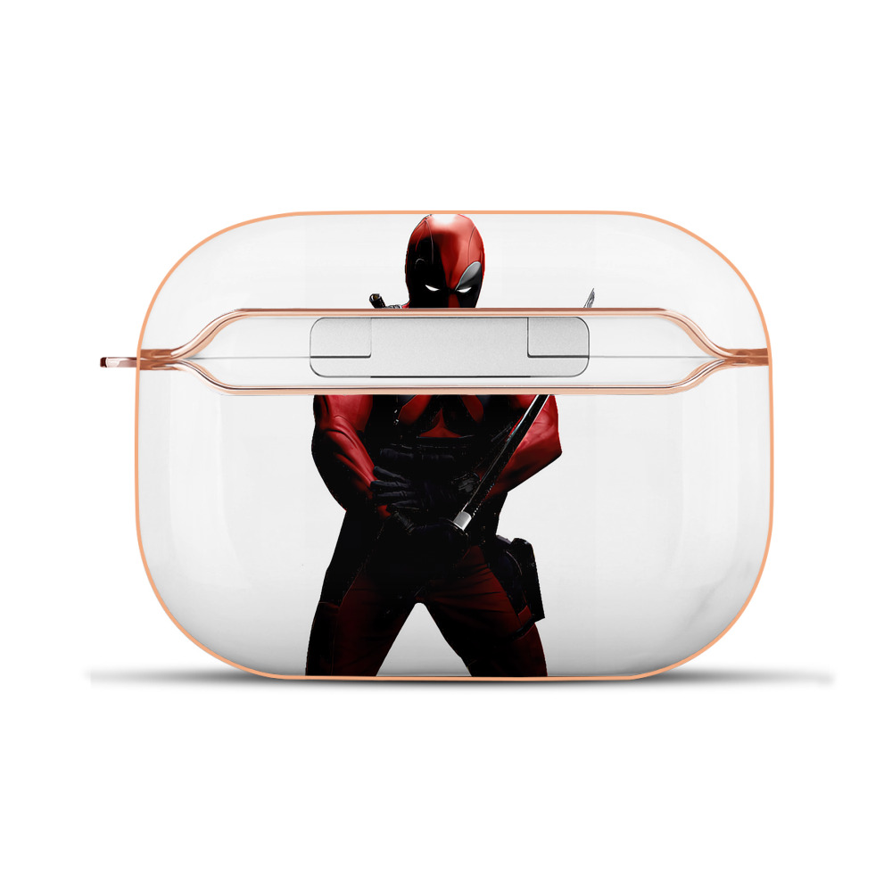 （画像用） Deadpool デッドプール 【AirPods Pro用】ハードシェル保護ケース｜耐衝撃・防指紋・カラビナ付き商品仕様