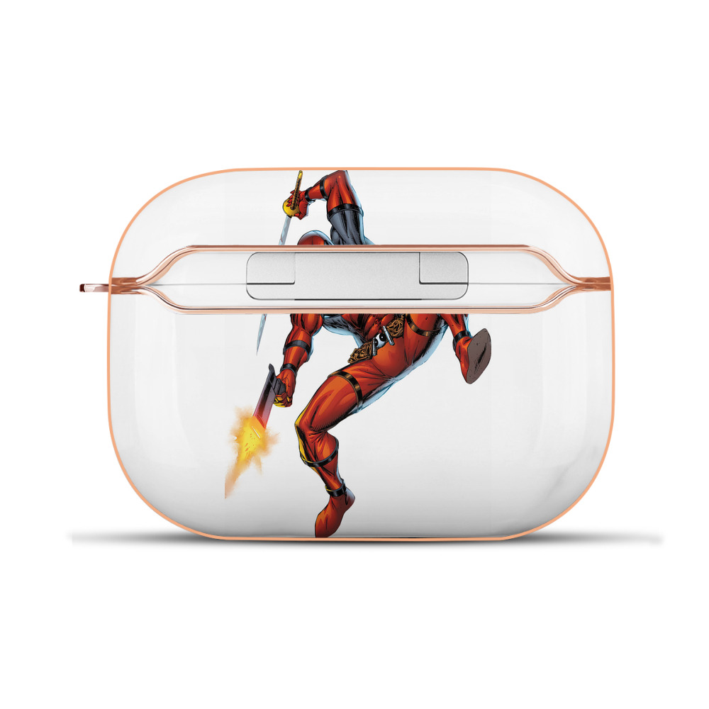 （画像用） Deadpool デッドプール 【AirPods Pro用】ハードシェル保護ケース｜耐衝撃・防指紋・カラビナ付き商品仕様