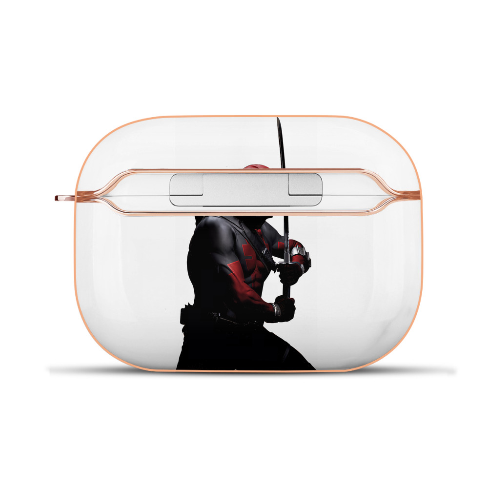 （画像用） Deadpool デッドプール 【AirPods Pro用】ハードシェル保護ケース｜耐衝撃・防指紋・カラビナ付き商品仕様