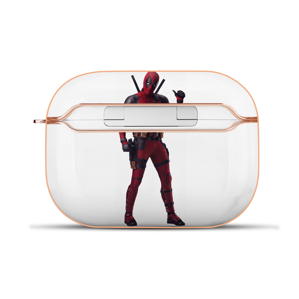 （画像用） Deadpool デッドプール 【AirPods Pro用】ハードシェル保護ケース｜耐衝撃・防指紋・カラビナ付き商品仕様
