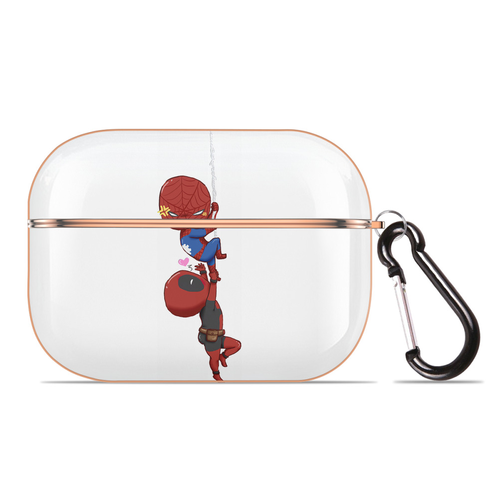 （画像用） Deadpool デッドプール 【AirPods Pro用】ハードシェル保護ケース｜耐衝撃・防指紋・カラビナ付き商品仕様