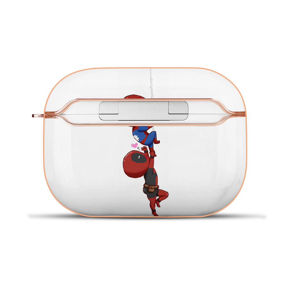 （画像用） Deadpool デッドプール 【AirPods Pro用】ハードシェル保護ケース｜耐衝撃・防指紋・カラビナ付き商品仕様