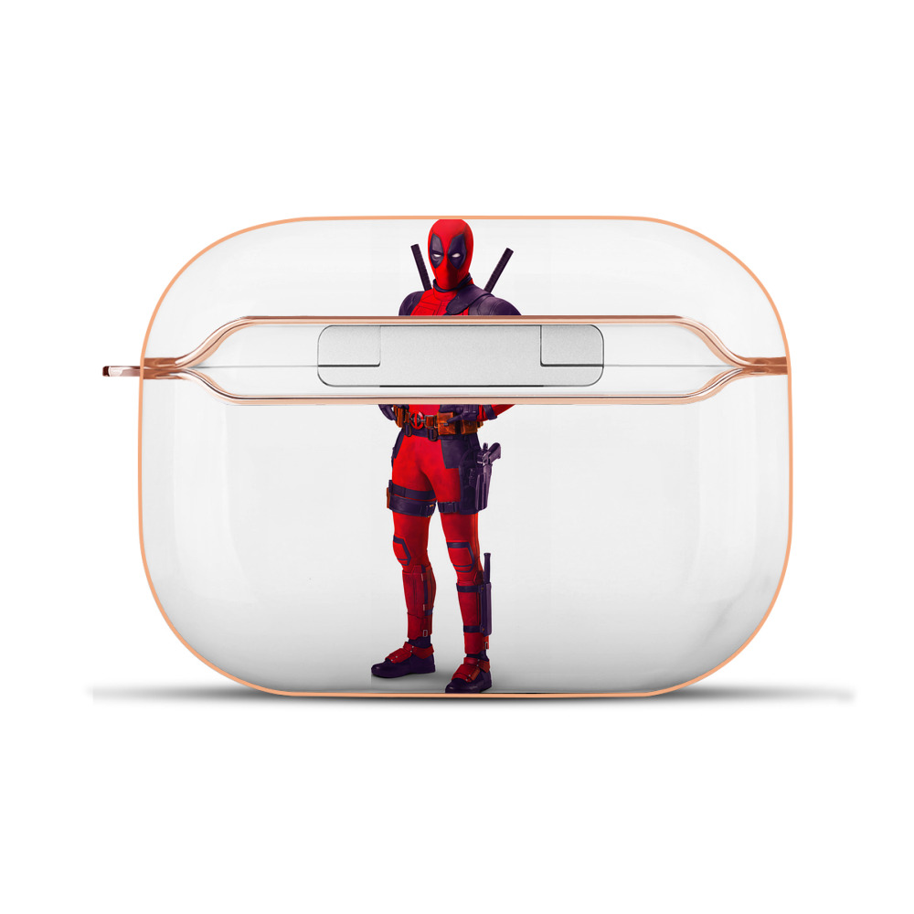（画像用） Deadpool デッドプール 【AirPods Pro用】ハードシェル保護ケース｜耐衝撃・防指紋・カラビナ付き商品仕様