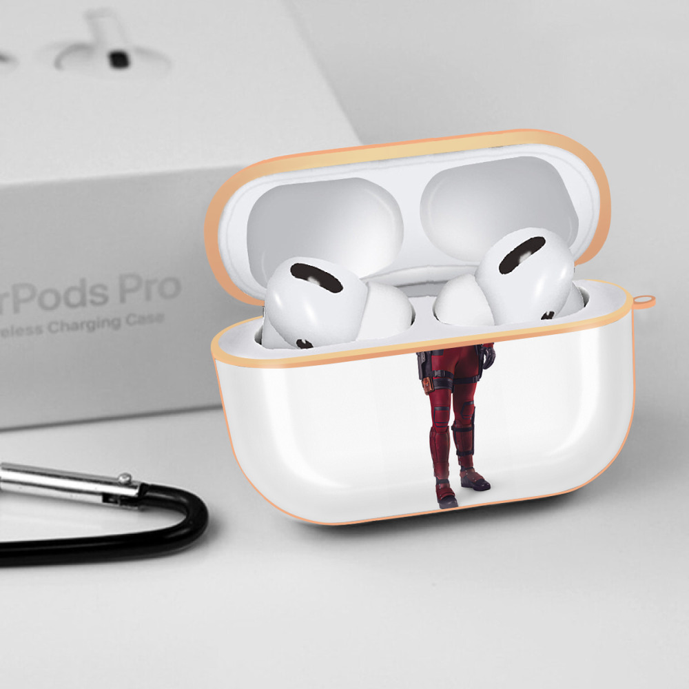 Deadpool デッドプール 【AirPods Pro用】ハードシェル保護ケース｜耐衝撃・防指紋・カラビナ付き商品仕様