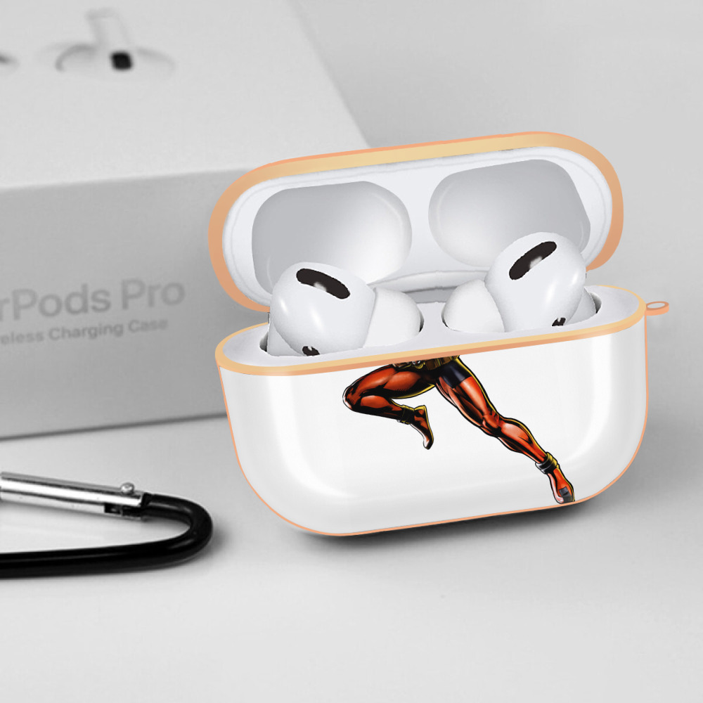 Deadpool デッドプール 【AirPods Pro用】ハードシェル保護ケース｜耐衝撃・防指紋・カラビナ付き商品仕様
