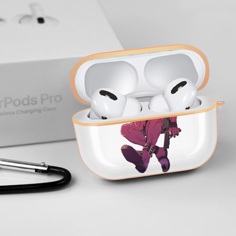 Deadpool デッドプール 【AirPods Pro用】ハードシェル保護ケース｜耐衝撃・防指紋・カラビナ付き商品仕様