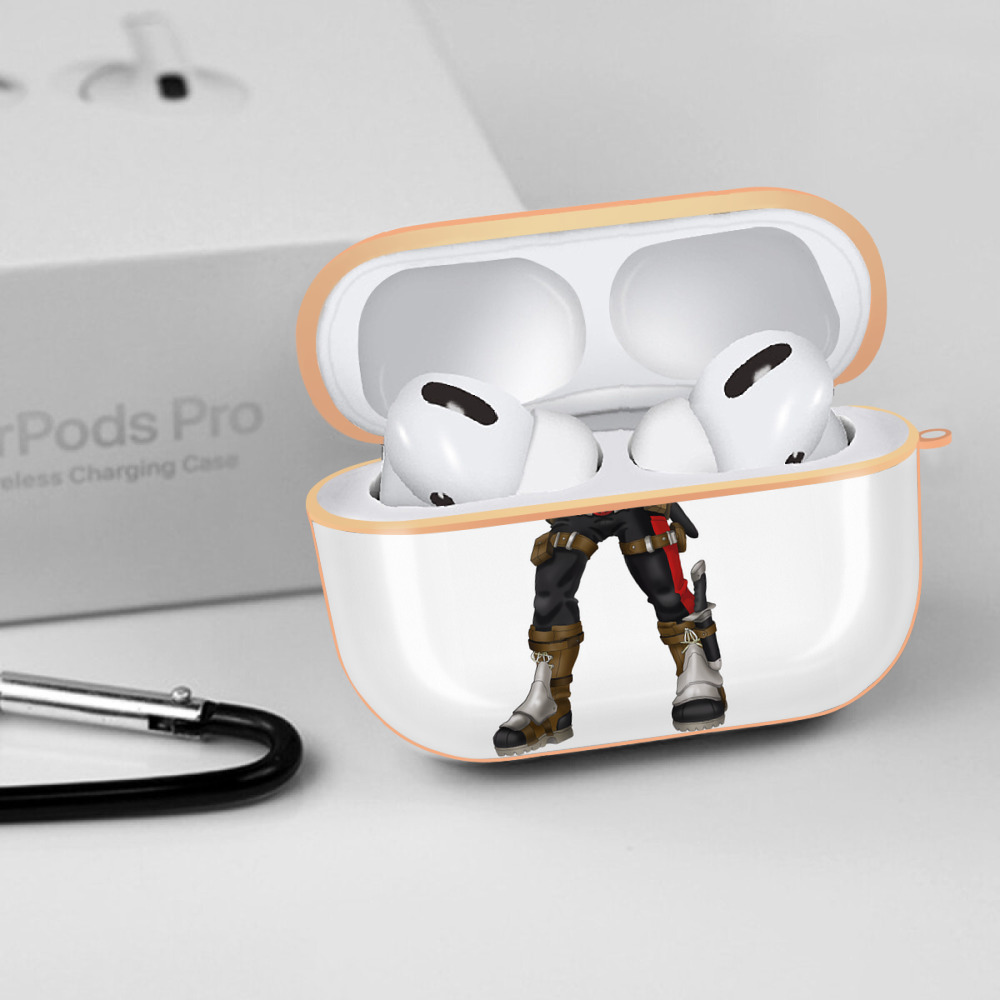 Deadpool デッドプール 【AirPods Pro用】ハードシェル保護ケース｜耐衝撃・防指紋・カラビナ付き商品仕様