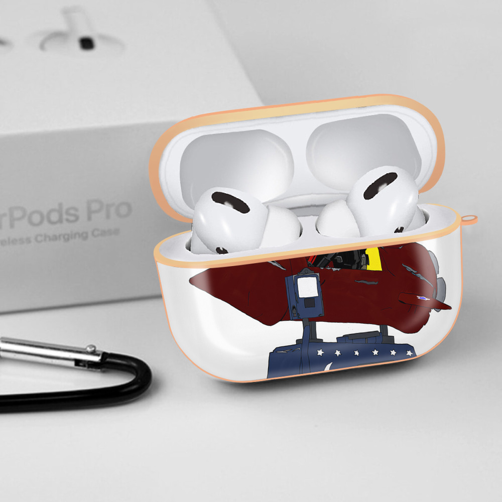 Deadpool デッドプール 【AirPods Pro用】ハードシェル保護ケース｜耐衝撃・防指紋・カラビナ付き商品仕様