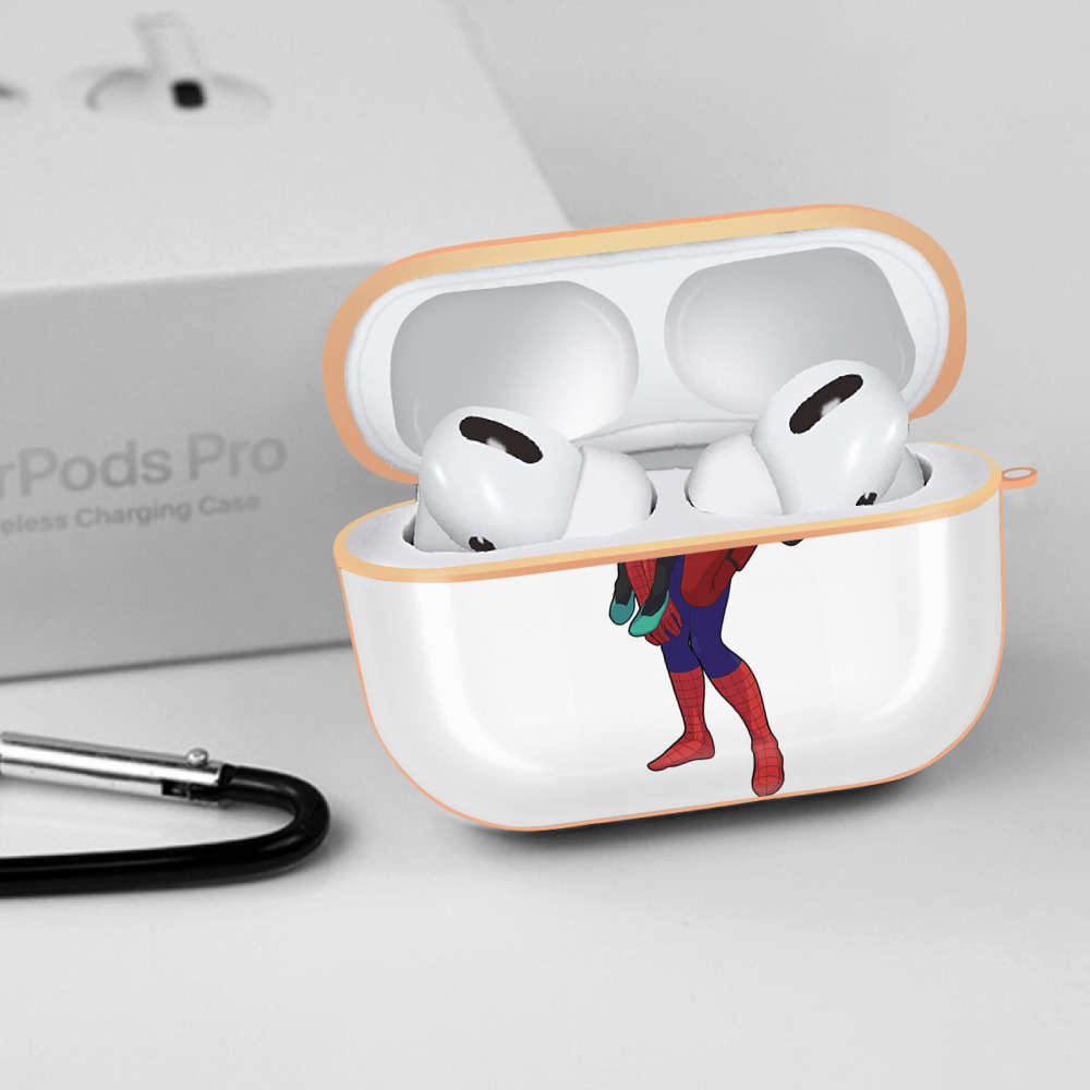 Deadpool デッドプール 【AirPods Pro用】ハードシェル保護ケース｜耐衝撃・防指紋・カラビナ付き商品仕様